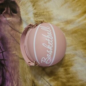 Basketball shape purse